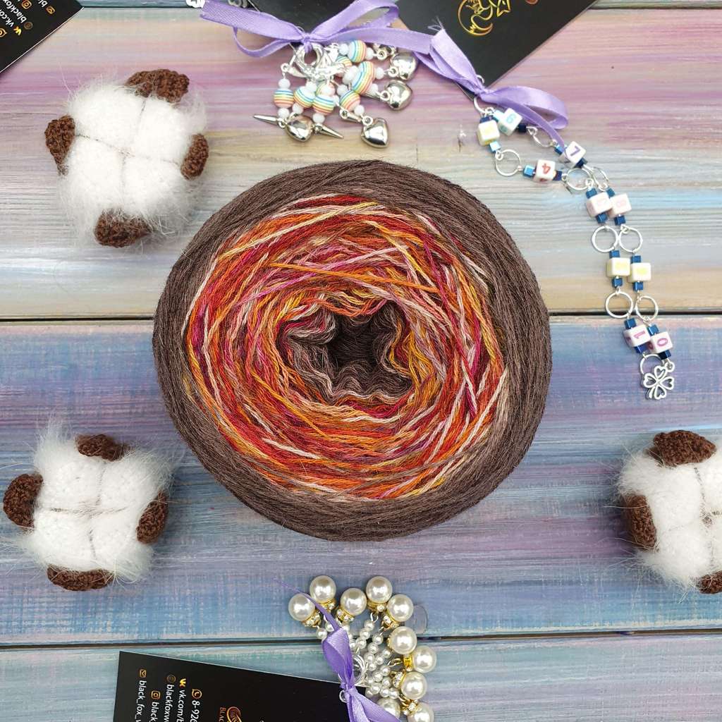 Градиент Апельсин в шоколаде