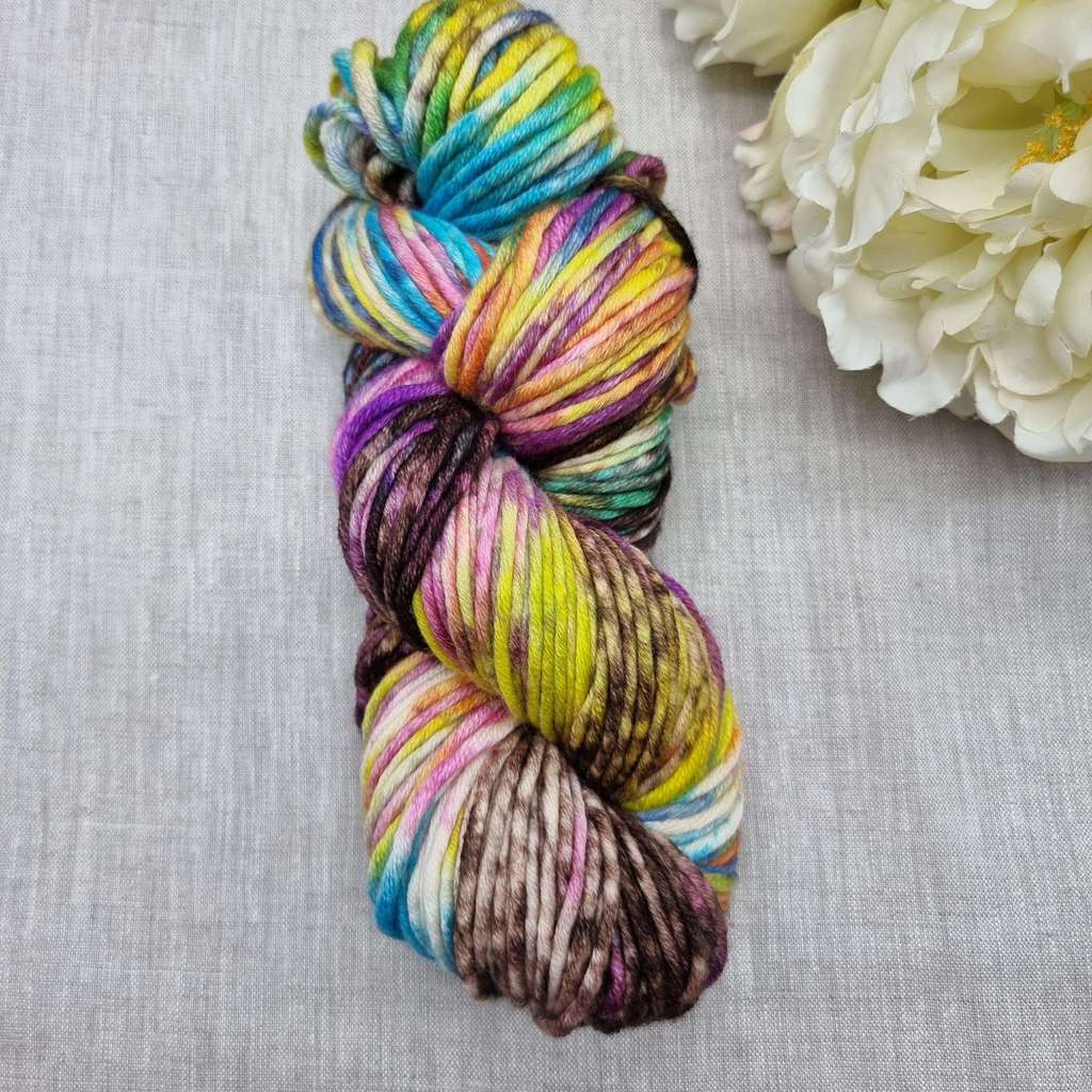 Градиент от молочного шоколада  в цветные переливы №17