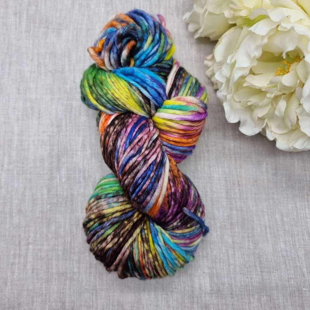 Градиент от молочного шоколада  в цветные переливы №18