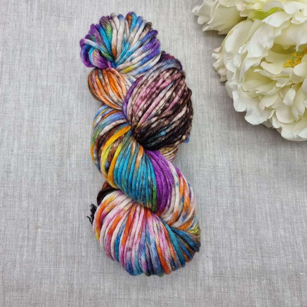 Градиент от молочного шоколада  в цветные переливы №19