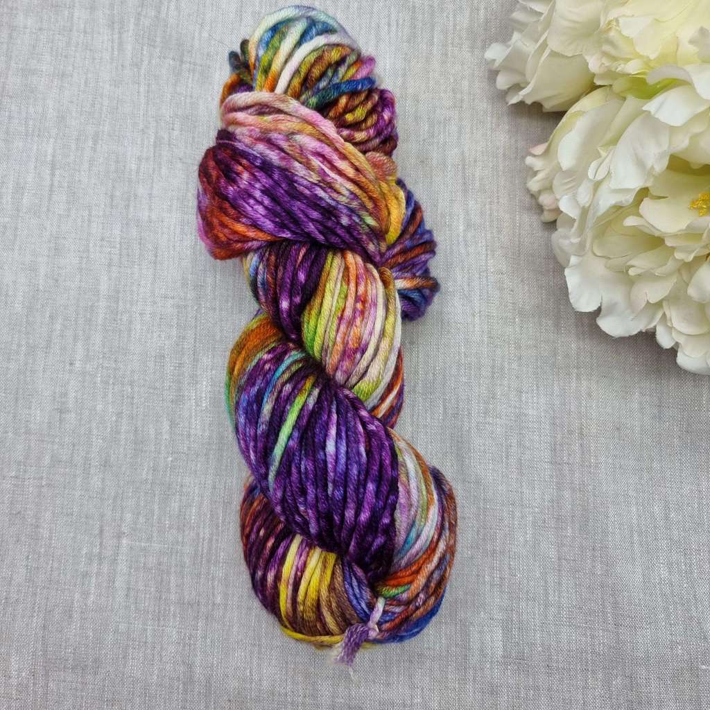 Градиент от фиолетово-бордового  в цветные переливы №20