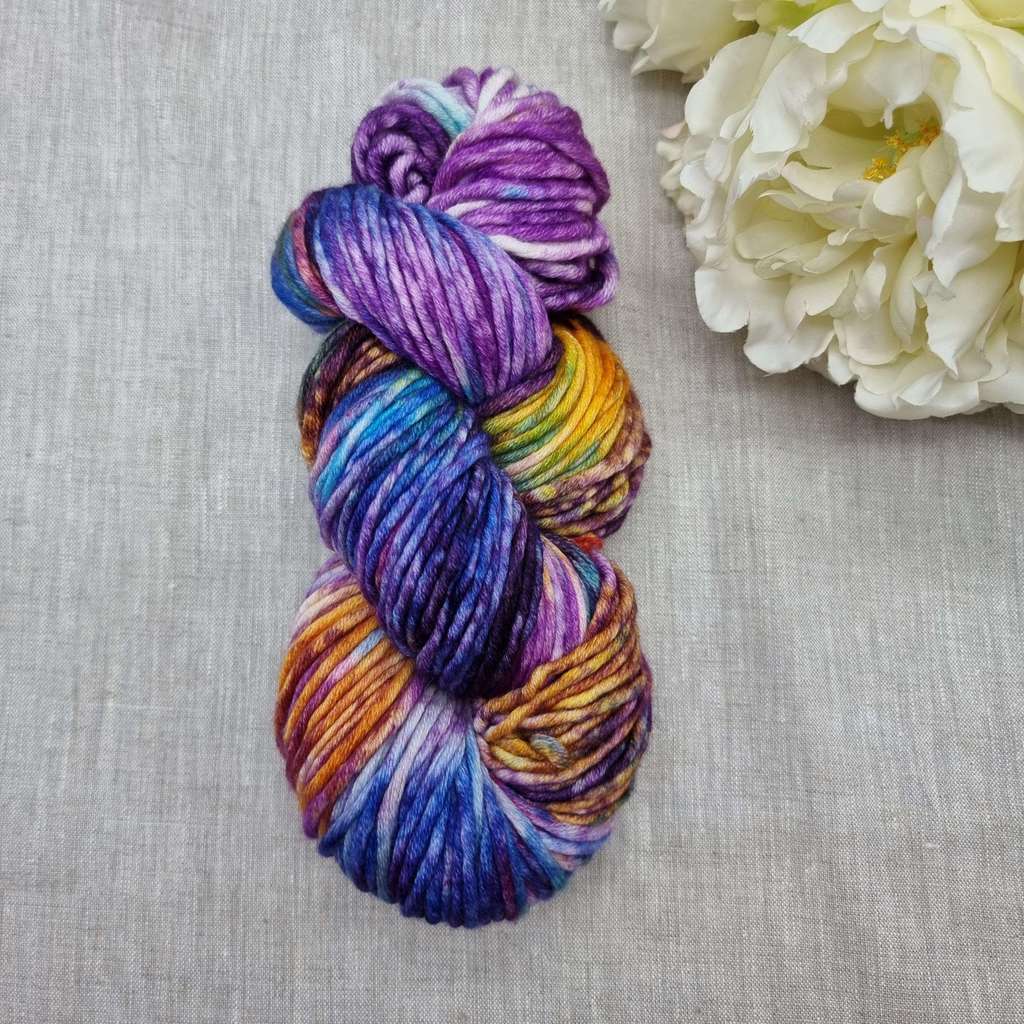 Градиент от сливового  в цветные переливы №26