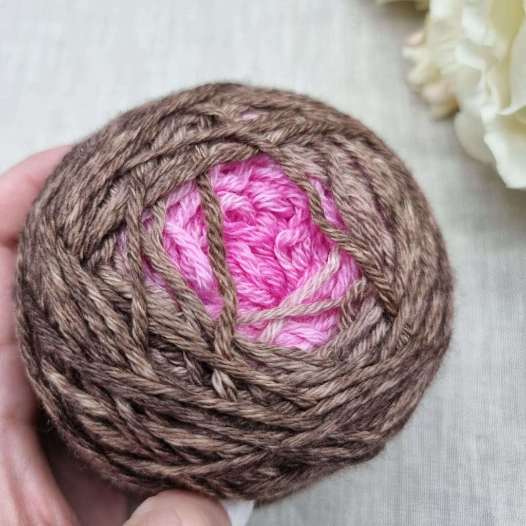 Градиент от шоколадного в розовый