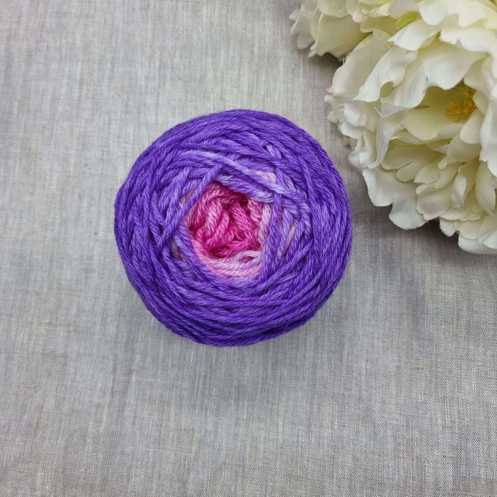 Градиент от сиреневого  в розовый