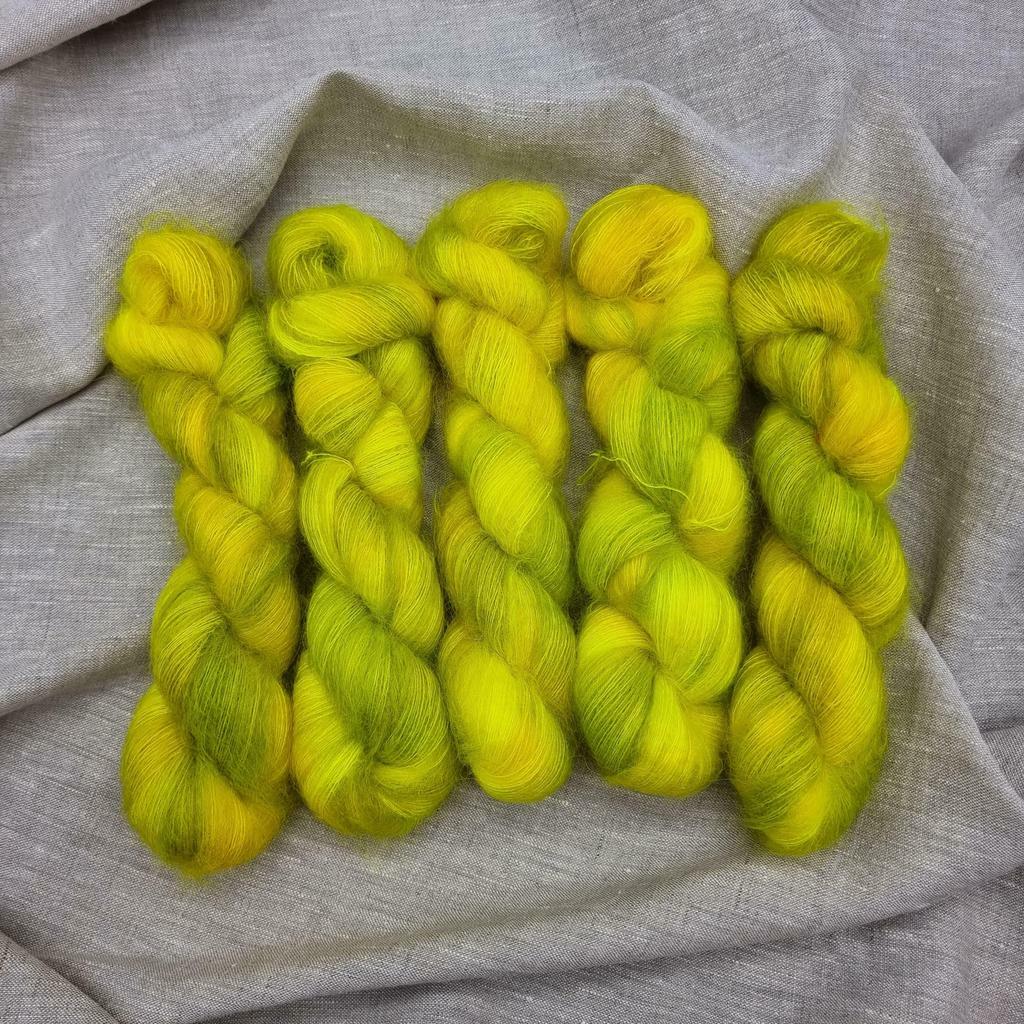 Супер кид мохер Желтый лайм