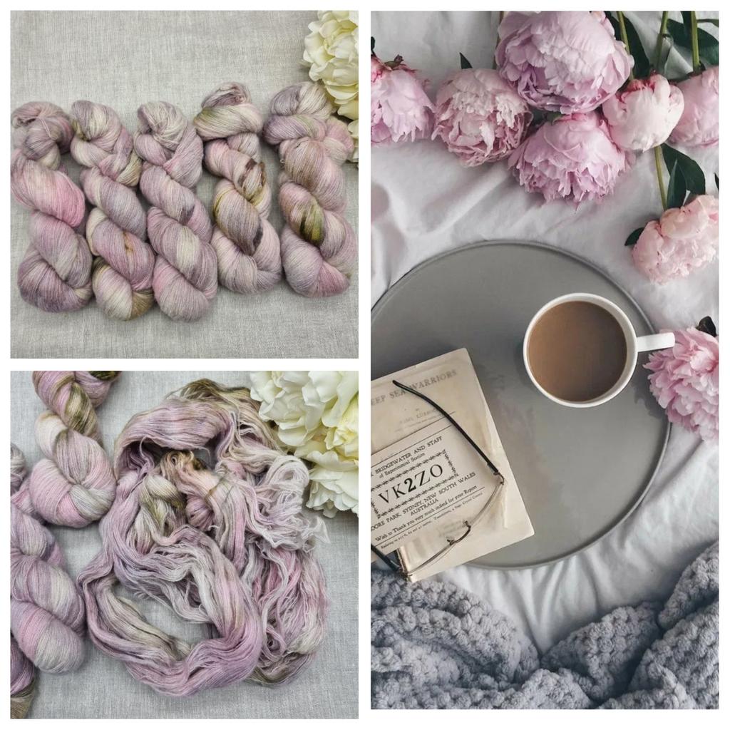 Вспушеный  меринос на полиамиде Нюд