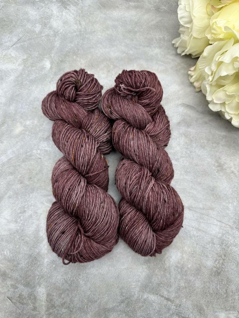 Твид Мокко с черно-рыжими крапушками