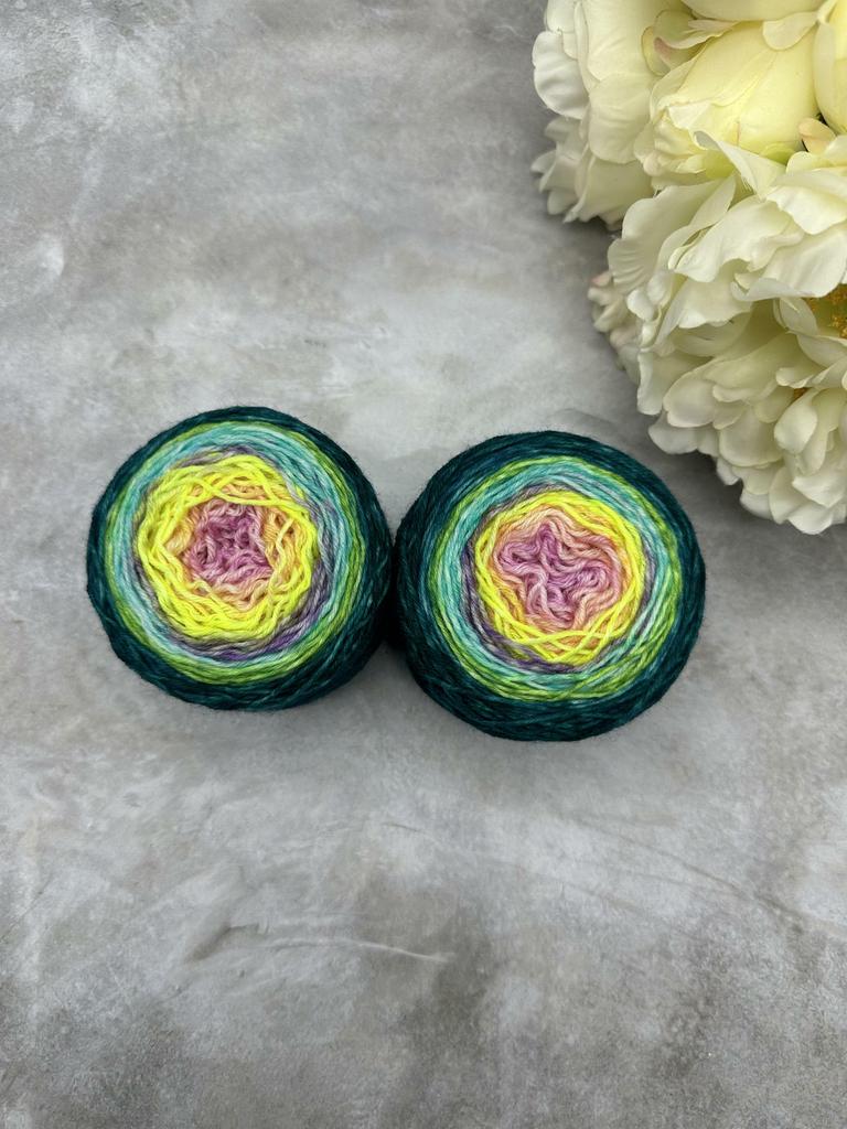 Градиент многоцвет зеленый