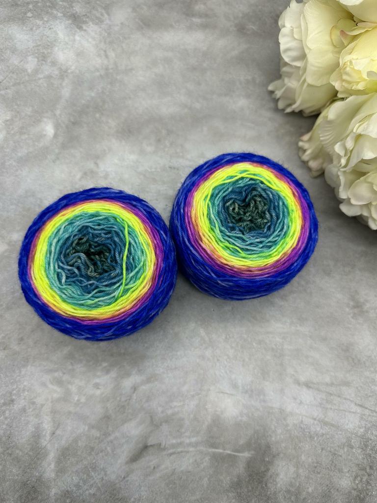 Градиент многоцвет синий