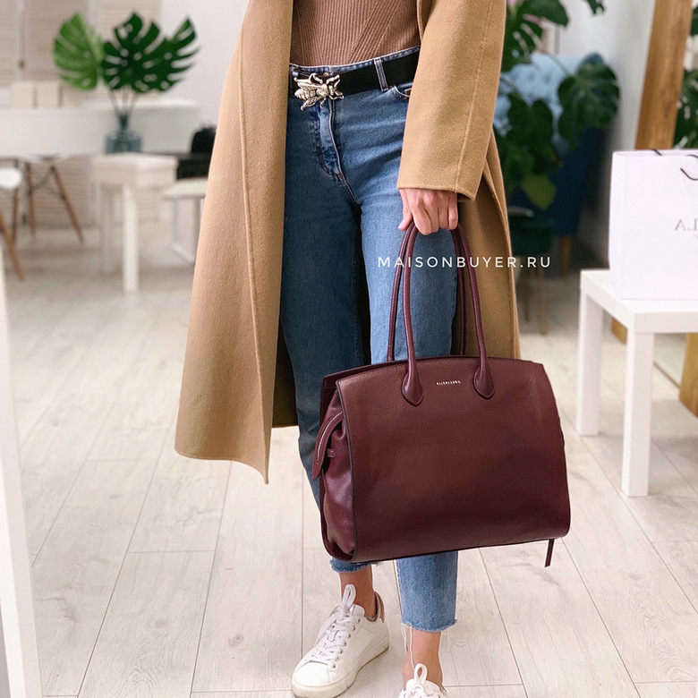 сумка Coccinelle Claralie цвет wine red / бордо HB0044S