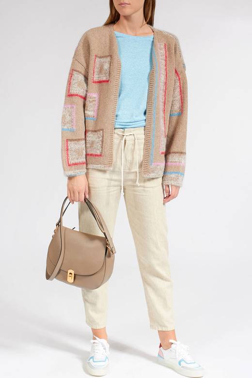 сумка Coccinelle Zaniah hobo цвет taupe / кофе с молоком HB0050G