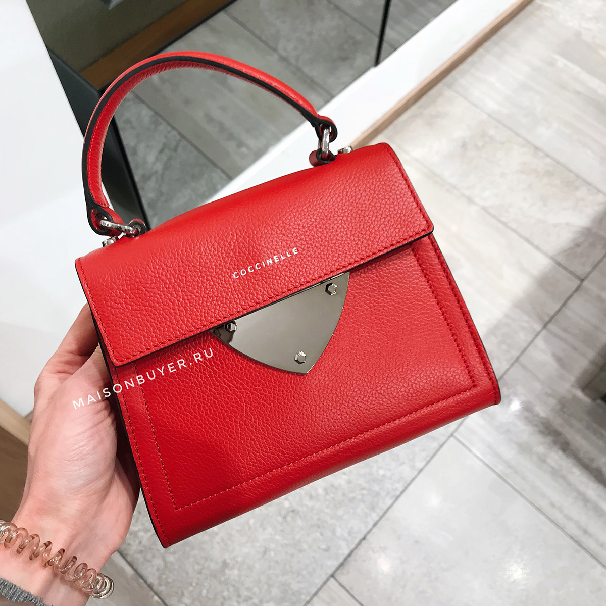 сумка COCCINELLE B14 MINI цвет TOMATO RED / красный HBB14S05