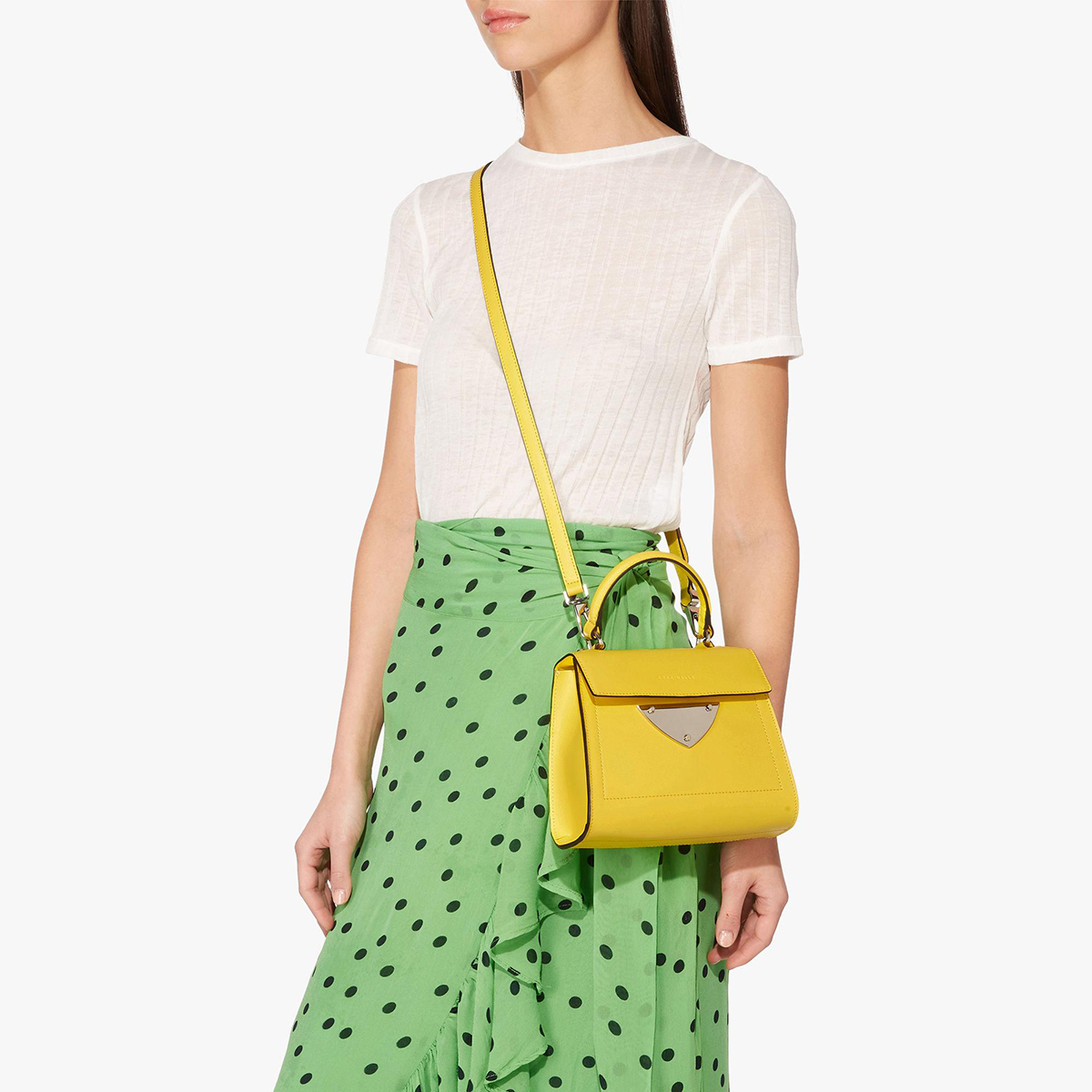 сумка COCCINELLE B14 MINI цвет radiant / желтый HBB14S06