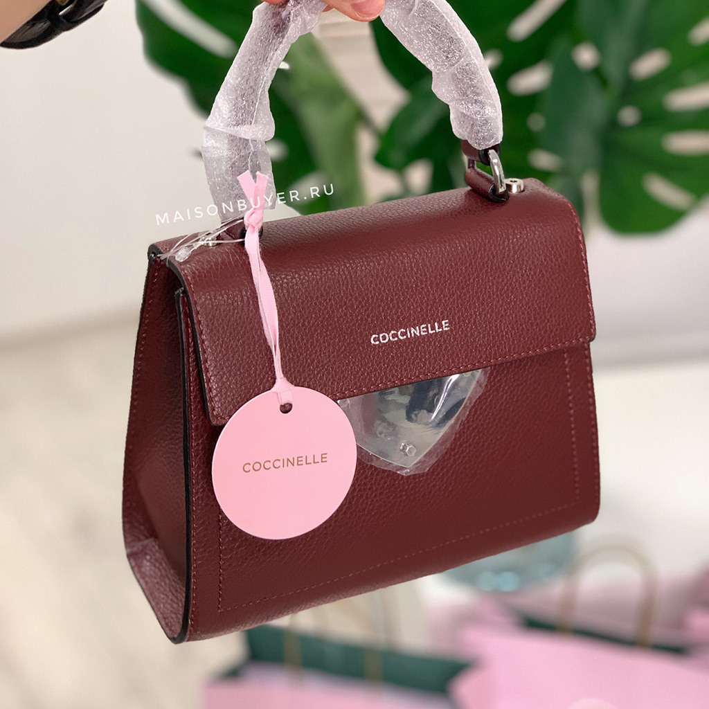 сумка COCCINELLE B14 mini цвет marsala / бордо HBB14S08S