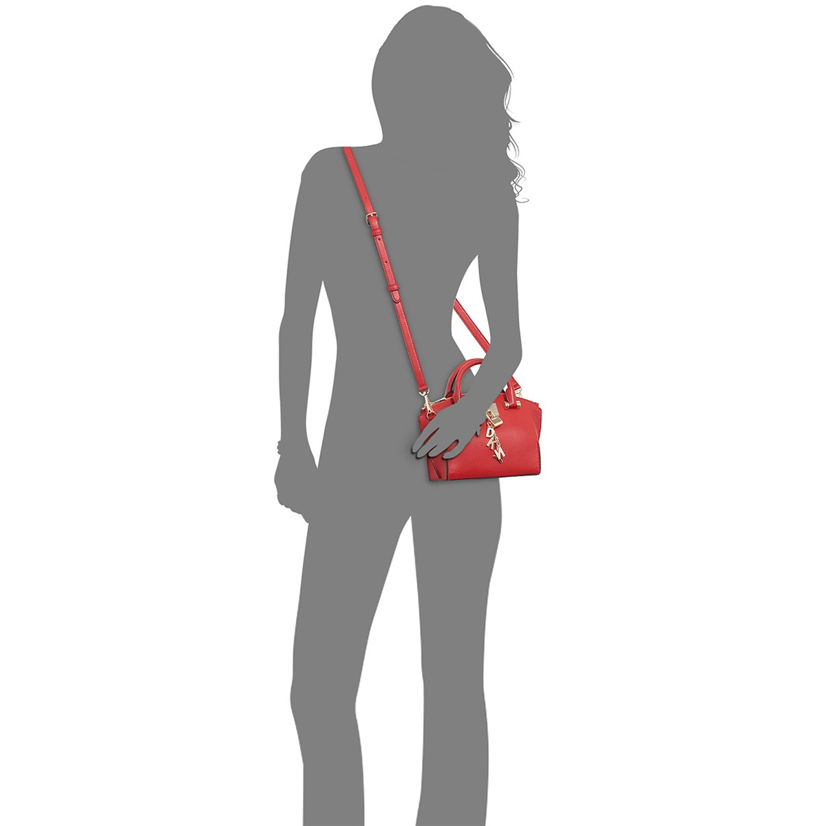 сумка DKNY Elissa Small Crossbody цвет red / красный витринный экземпляр HB0002D