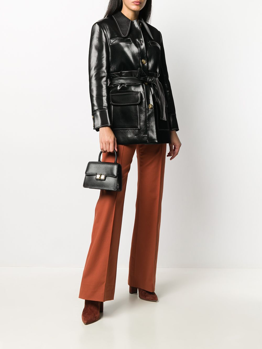 сумка DKNY Jojo mini satchel  цвет black / черный HBJOJO01T