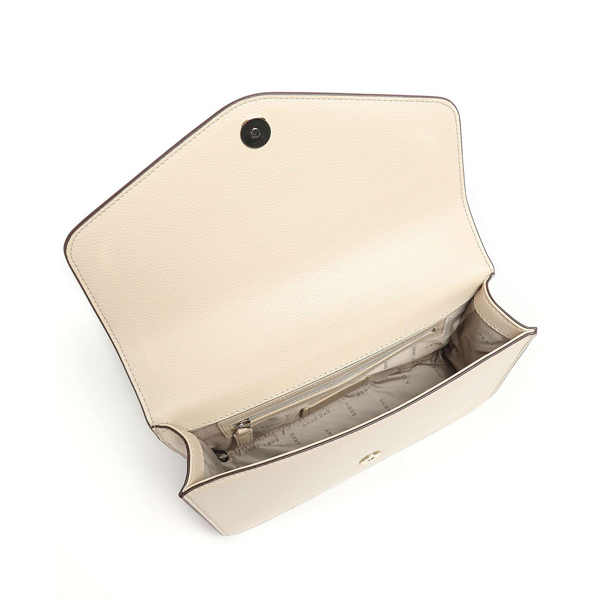 сумка DKNY Elissa Flap L цвет eggshell / беж HBELISSA17L