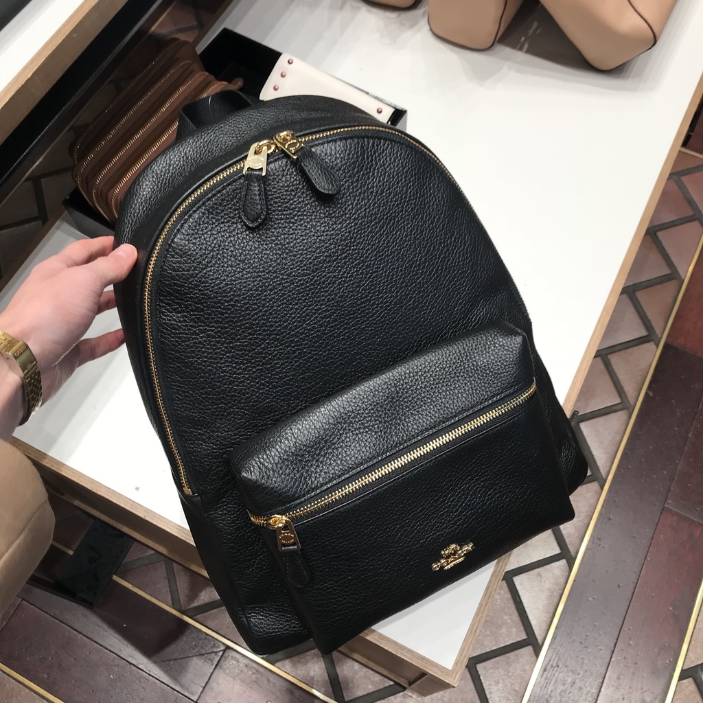 рюкзак Coach Charlie L backpack цвет black / черный BPCharlie01L