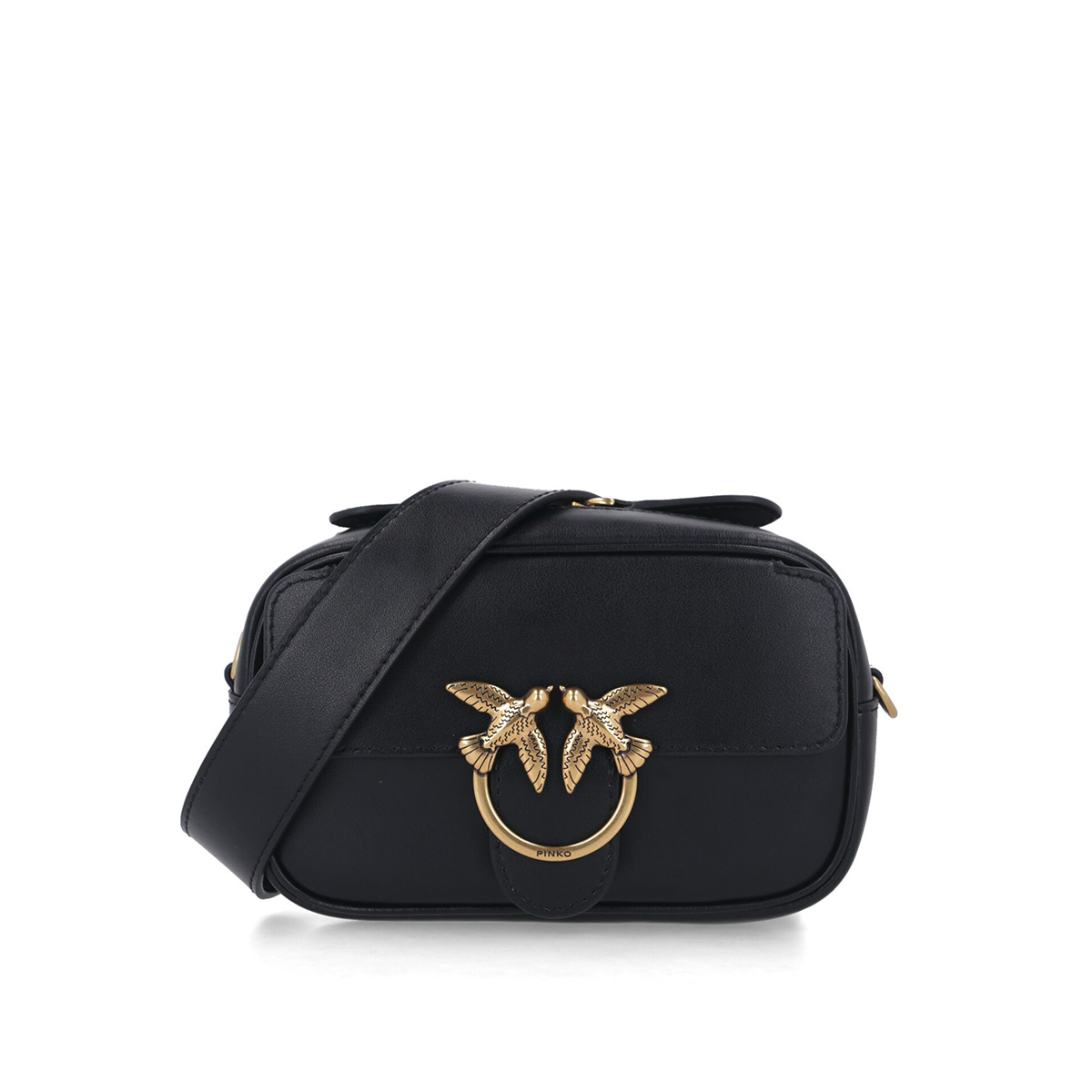 сумка PINKO BABY SQUARE BAG цвет black / черный HBASQUARE03B