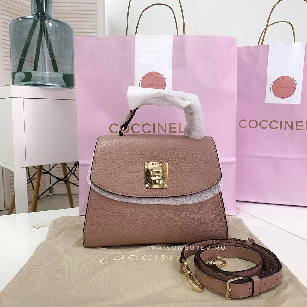 сумка Coccinelle Agatha M цвет cameo / нюд HBAGATHA07M