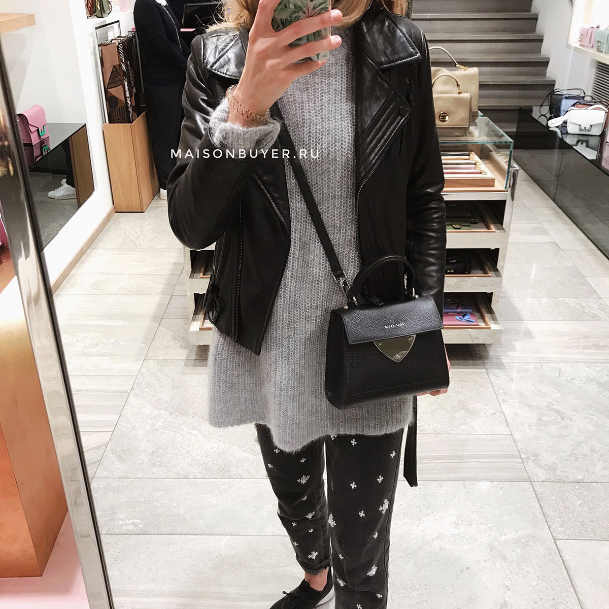 сумка COCCINELLE B14 MINI цвет black / черный HBB1407S