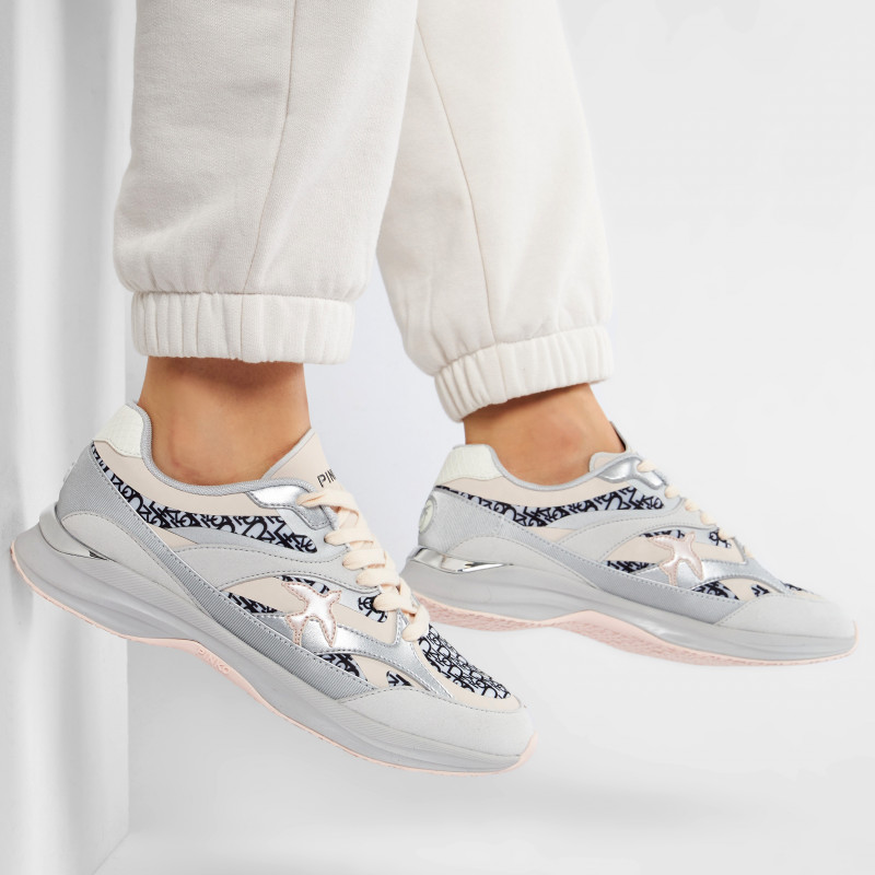 кроссовки LIGHTECH SNEAKER OFF WHITE NERO / серый SHLIQUIRIZIA02