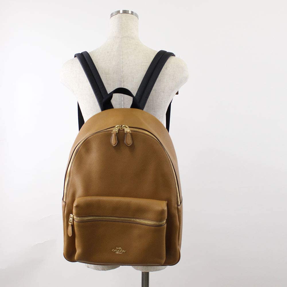 рюкзак COACH CHARLIE L backpack цвет Light Saddle / верблюжий BPCharlie07L