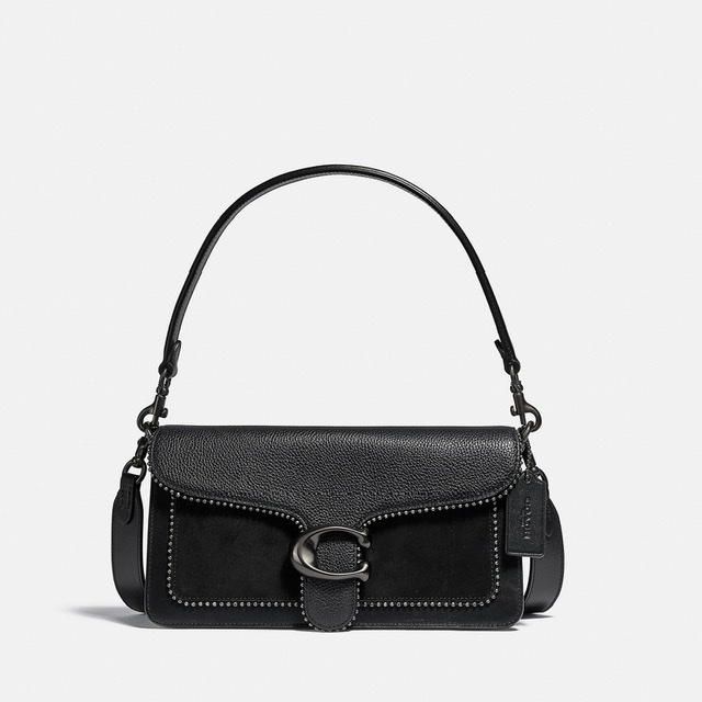 сумка COACH TABBY Shoulder Bag Beadchain 26 цвет Black / черный HBTabby2605