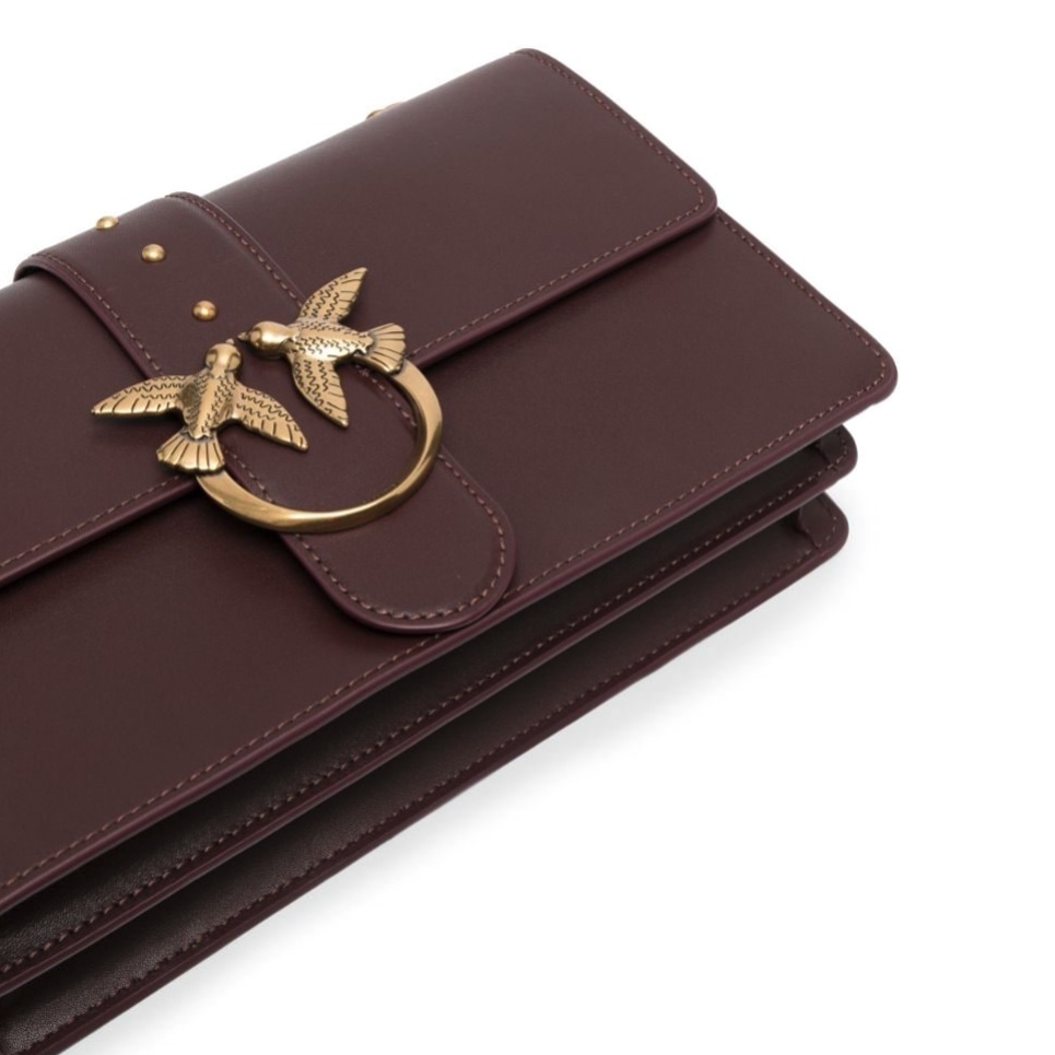 сумка PINKO LOVE CLASSIC SIMPLY AW21/22 цвет RED-SASSAFRAS / Шоколад SIMPLYAW212202M