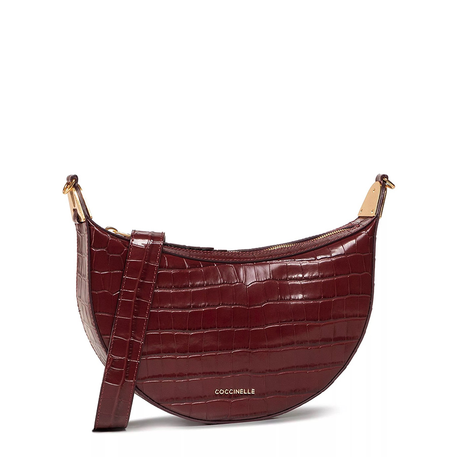сумка COCCINELLE ANAIS КРОКО цвет Marsala / Винный COCCIANAISSH07S