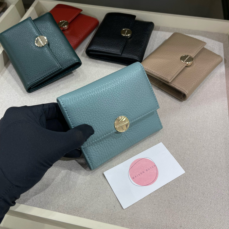 мини кошелек COCCINELLE OLIVIA MINI WALLET River Green / Зелено-голубой WLCOCCIOLM09P