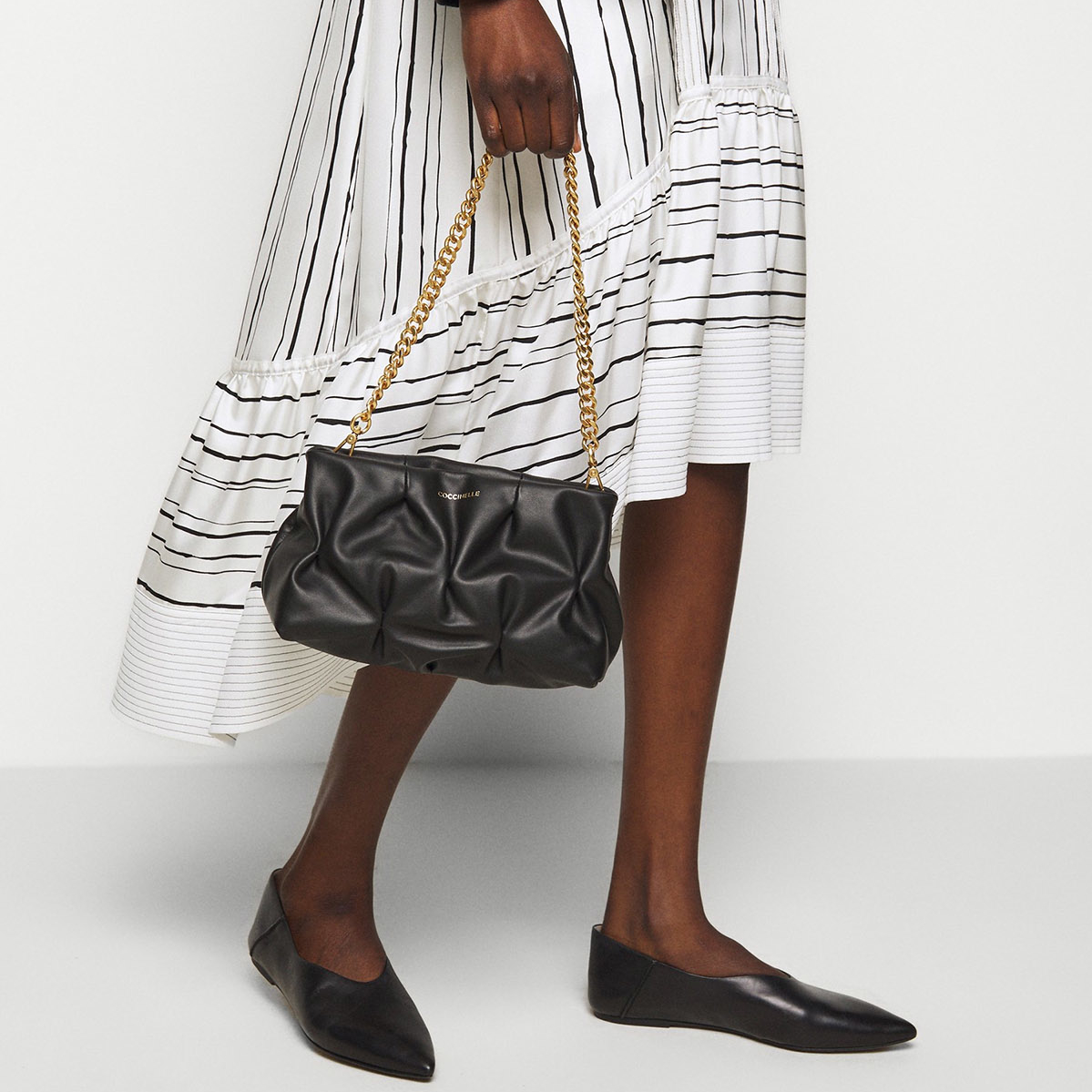 сумка COCCINELLE OPHELIE цвет Noir / Black / Черный COOPHELIE01S