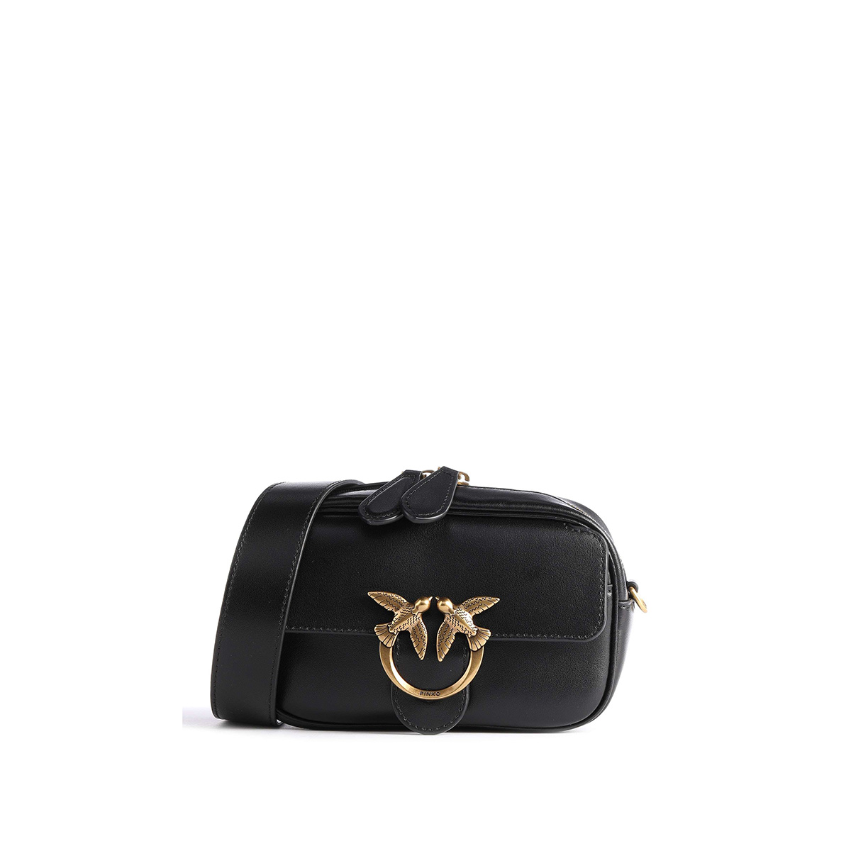 сумка PINKO LOVE BABY SQUARE SIMPLY AW21/22 цвет NERO LIMOUSINE / Черный PISQUARE2122101B