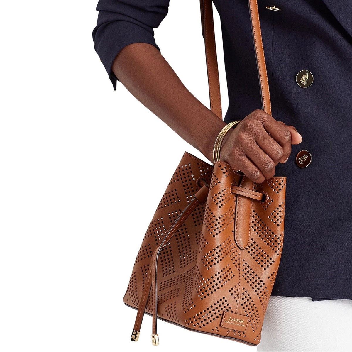 сумка Lauren Ralph Lauren Mini Debby цвет Lauren Tan / Кэмел HBDebby05S