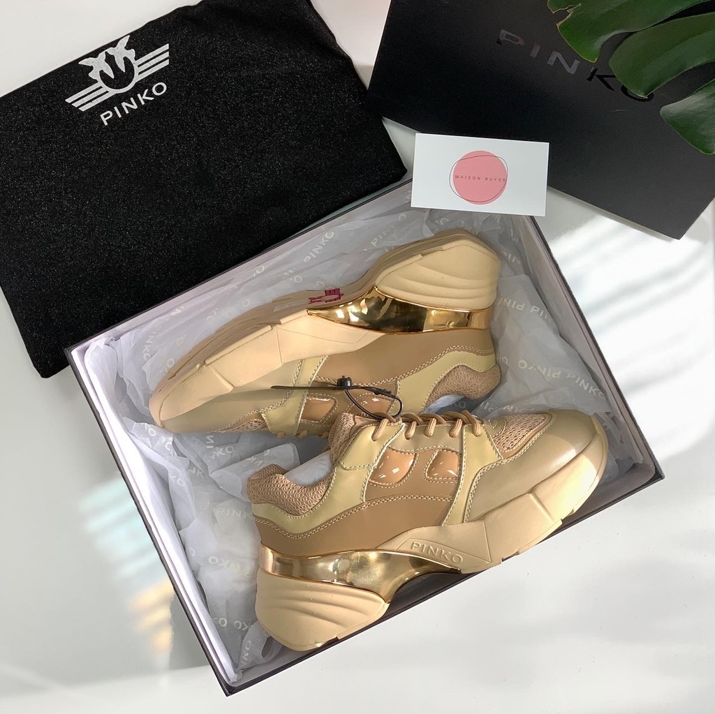 кроссовки Pinko Rubino 4 cognac  / коньяк SH0019P