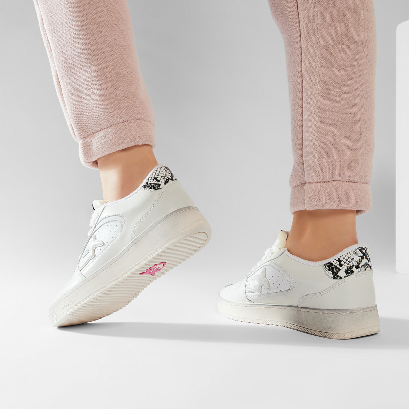 кеды PINKO LIQUIRIZIA LOW TOP SNEAKER IN PELLE bianco / белый SHLIQUIRIZIA04