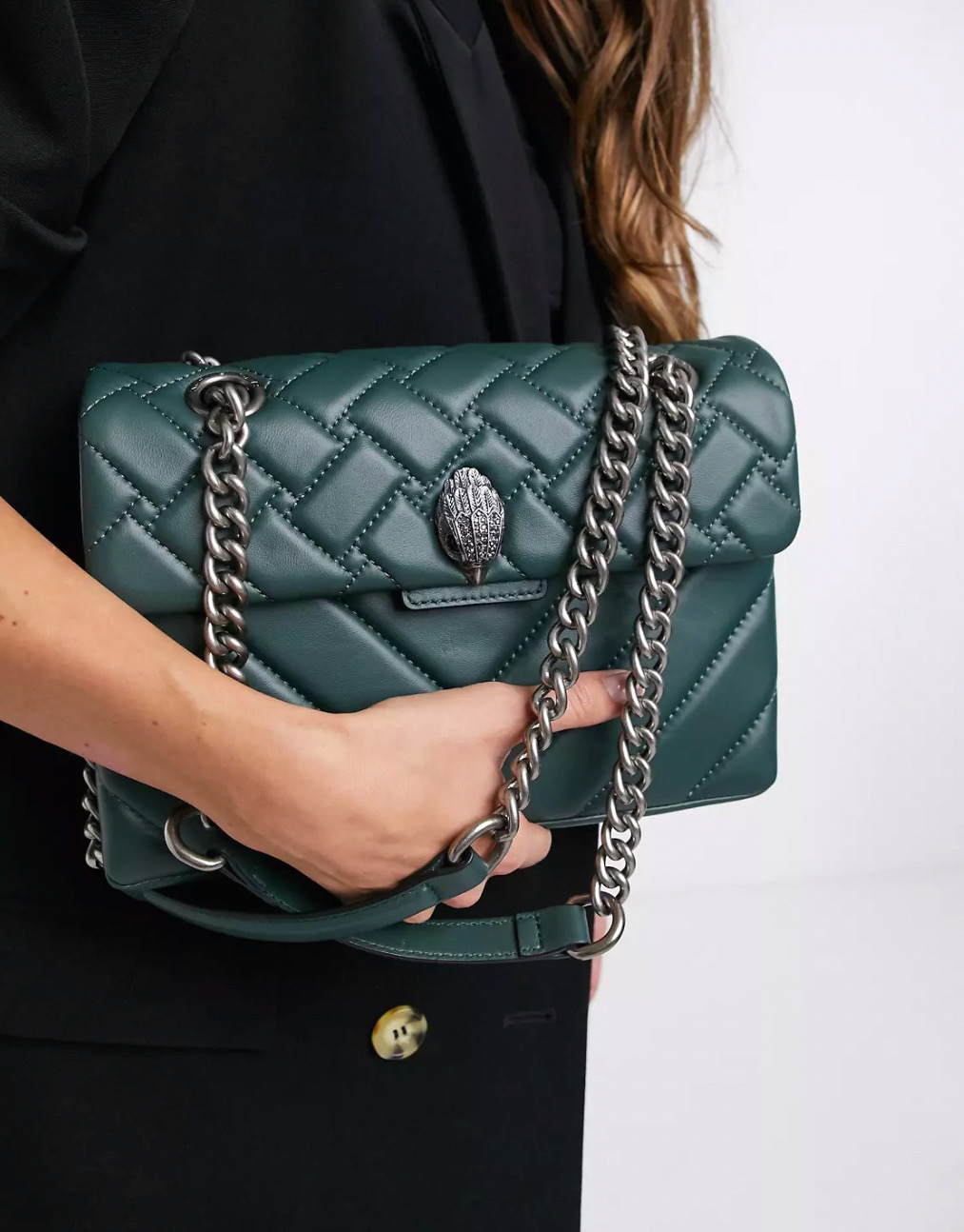 сумка KURT GEIGER KENSINGTON цвет Teal / голубо-зеленый KGKensington05