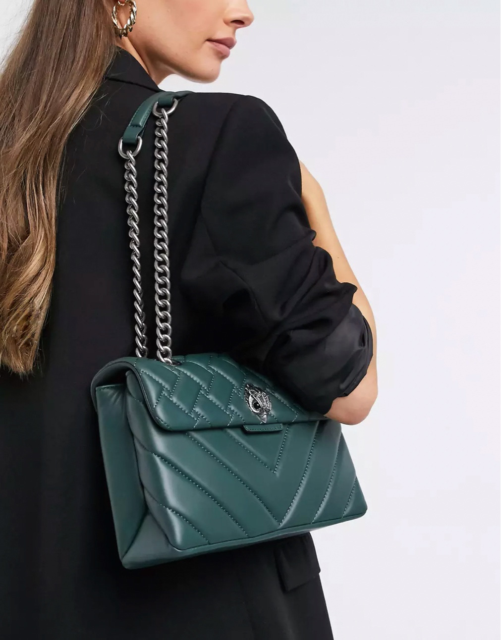 сумка KURT GEIGER KENSINGTON цвет Teal / голубо-зеленый KGKensington05