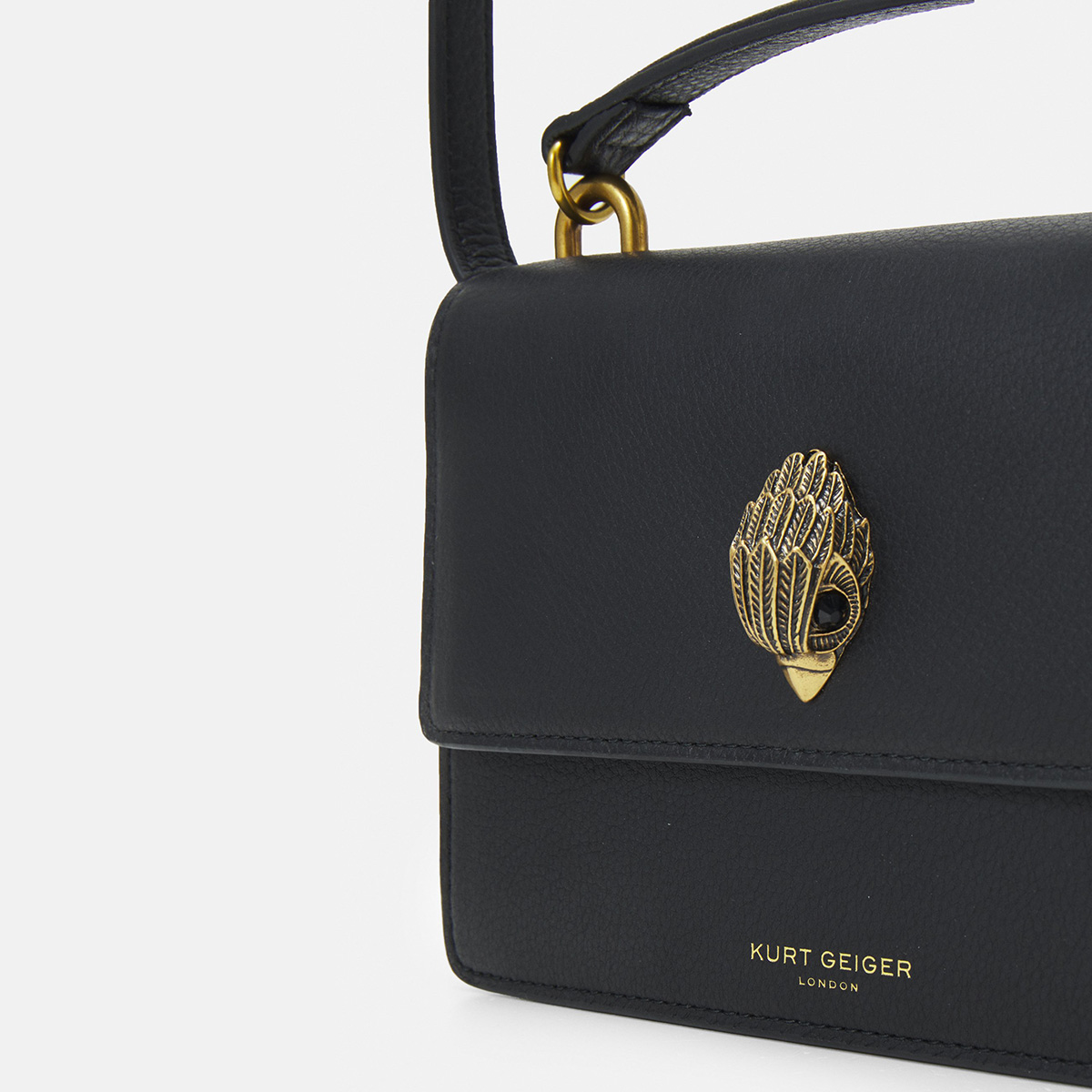 сумка KURT GEIGER SHOREDITCH TOP HANDLE цвет Black / черный KGSHOREDITCH03