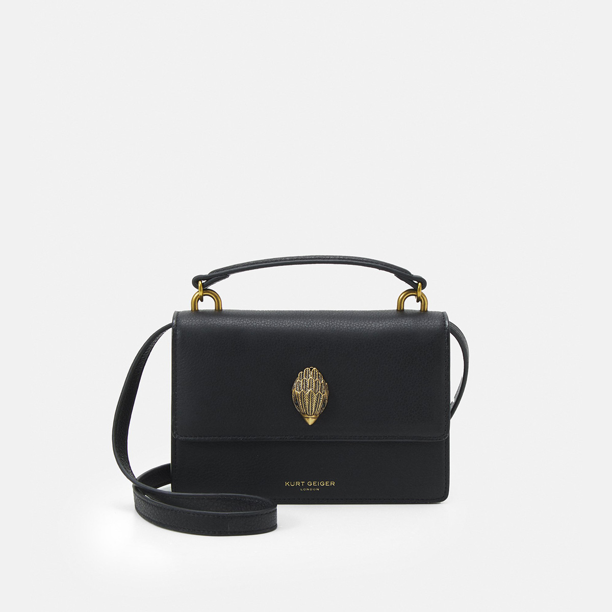 сумка KURT GEIGER SHOREDITCH TOP HANDLE цвет Black / черный KGSHOREDITCH03