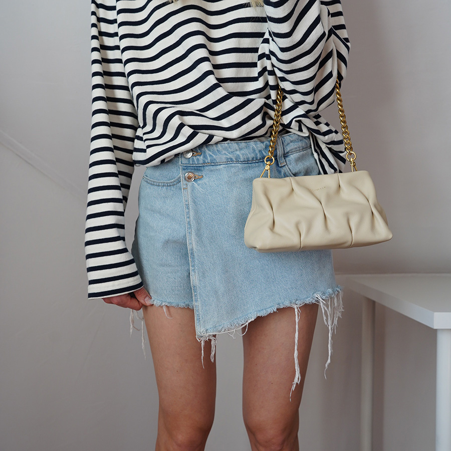 COCCINELLE OPHELIE GOODIE MINI Silk / Беж