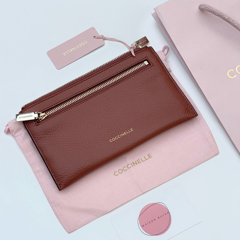 органайзер для документов COCCINELLE POCHETTE GRAINED LEATHER Cinnamon COPOCHETTE52