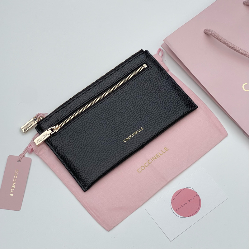 органайзер для документов COCCINELLE POCHETTE GRAINED LEATHER Noir COPOCHETTE01