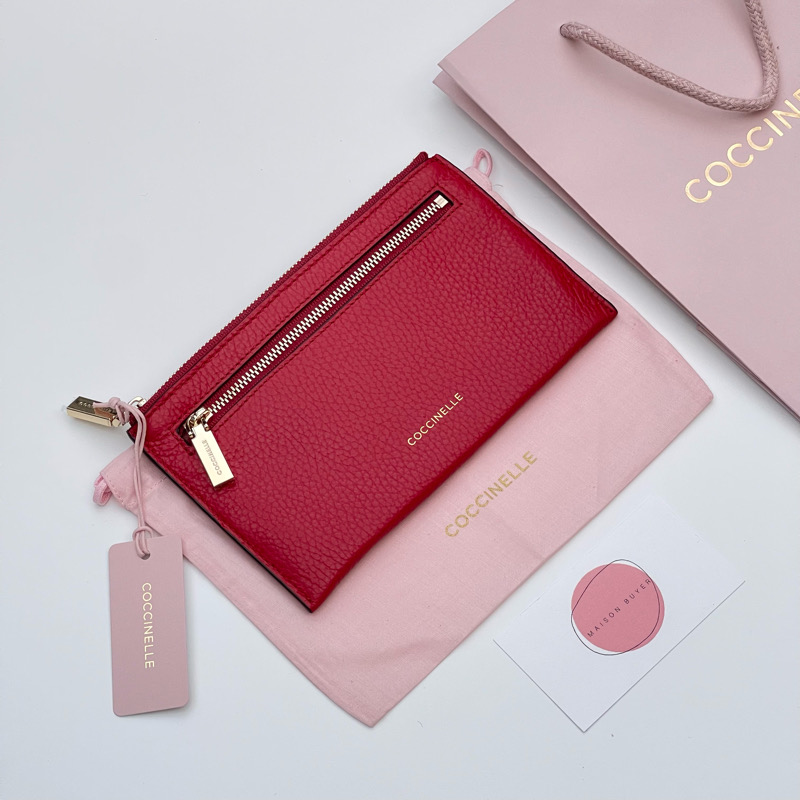 органайзер для документов COCCINELLE POCHETTE GRAINED LEATHER Ruby COPOCHETTE70