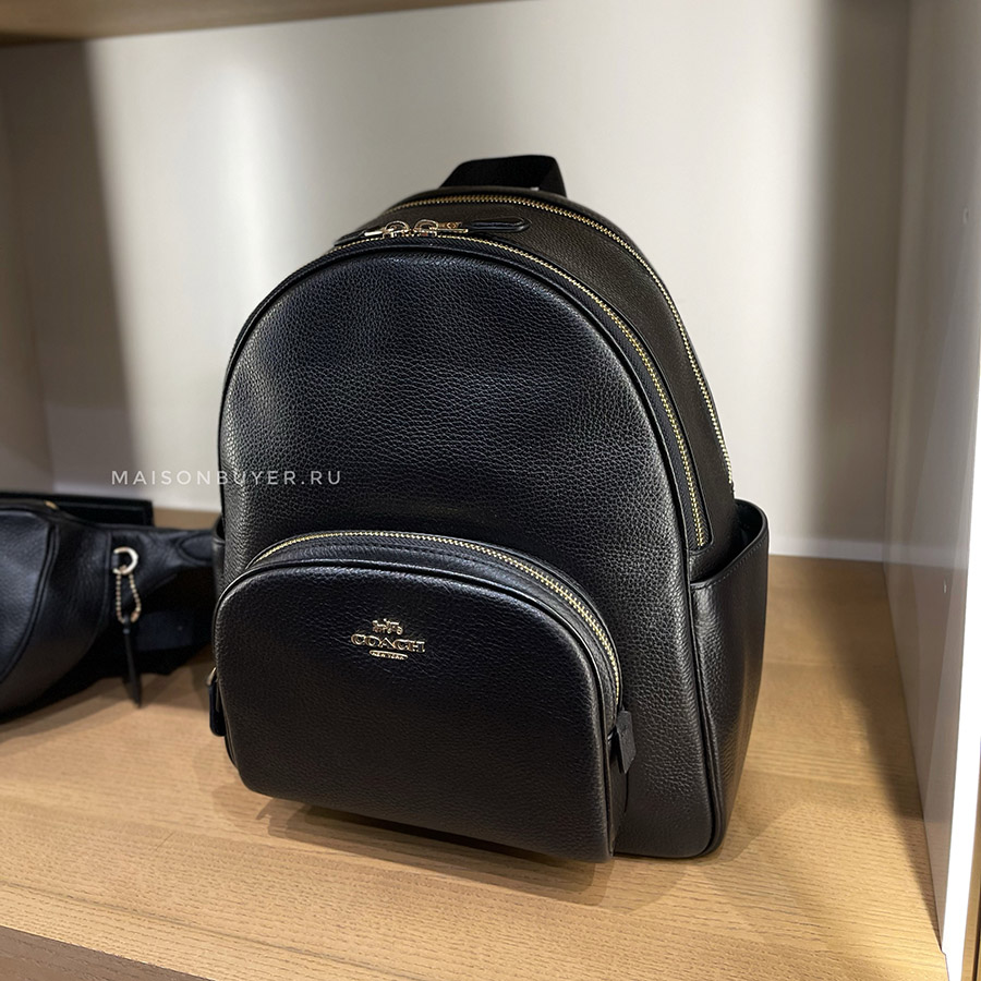 COACH COURT BACKPACK Gold/Black