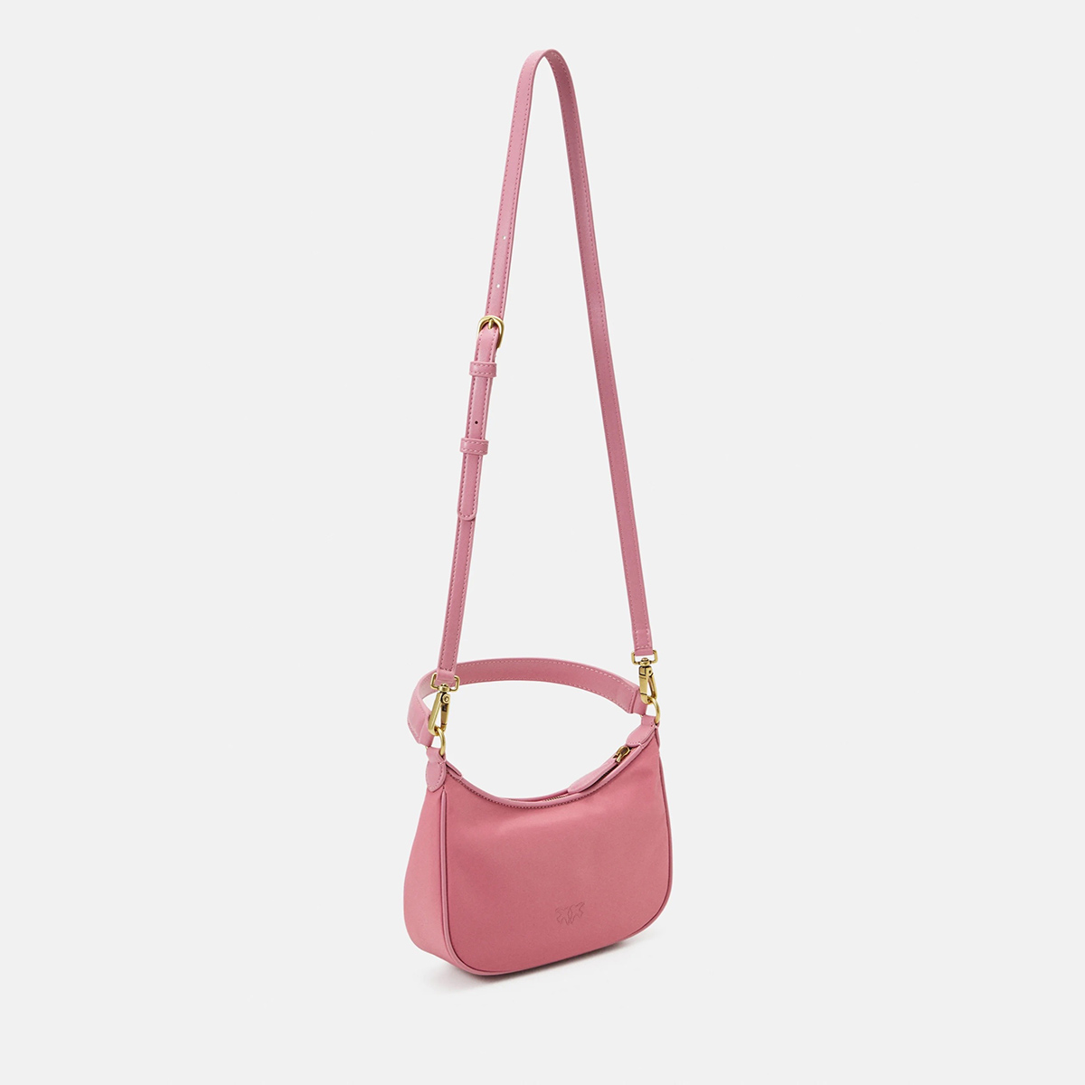 PINKO HALF MOON MINI RICICLATO BAG Rosa / Pink / Розовый