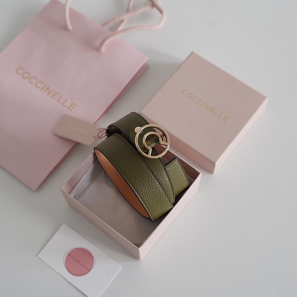 РЕМЕНЬ COCCINELLE TULIP BELT Loden / Хаки M00133