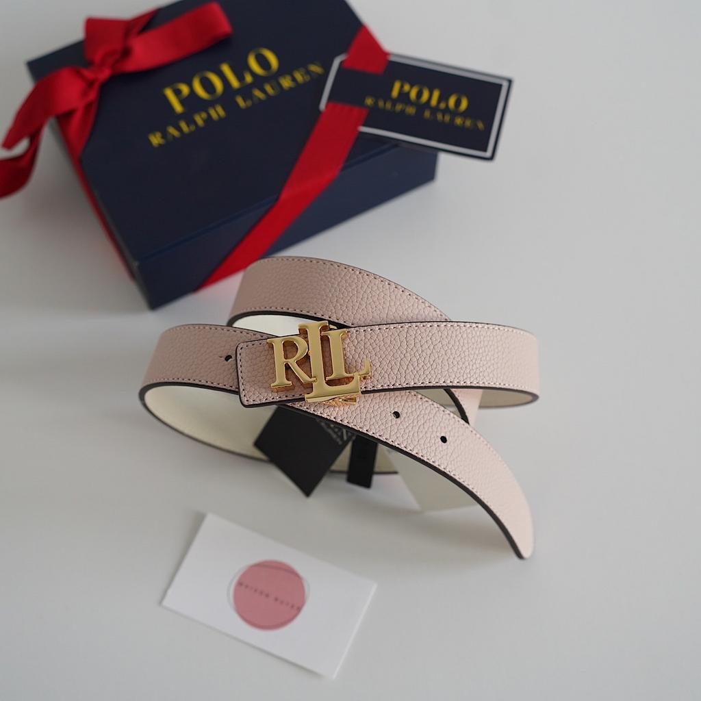 РЕМЕНЬ LAUREN RALPH LAUREN REVERSIBLE BELT LIGHT PINK/VANILLA / Розовый + Ваниль M00127