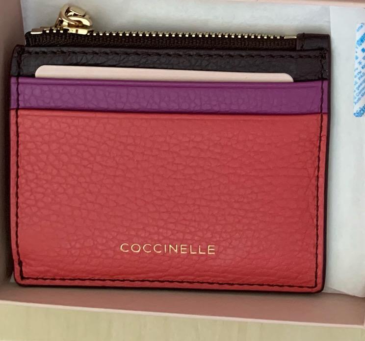 КАРДХОЛДЕР COCCINELLE CARDHOLDER Cranberry / Клюквенно-красный M00701