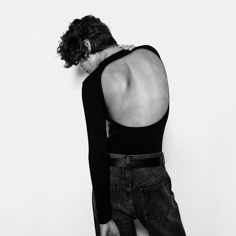 БЕСШОВНЫЙ БОДИ С ОТКРЫТОЙ СПИНОЙ ZARA ЦВЕТ BLACK / ЧЕРНЫЙ M00392